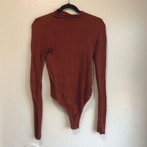 Free People Bodysuit - long sleeve fall medium/large